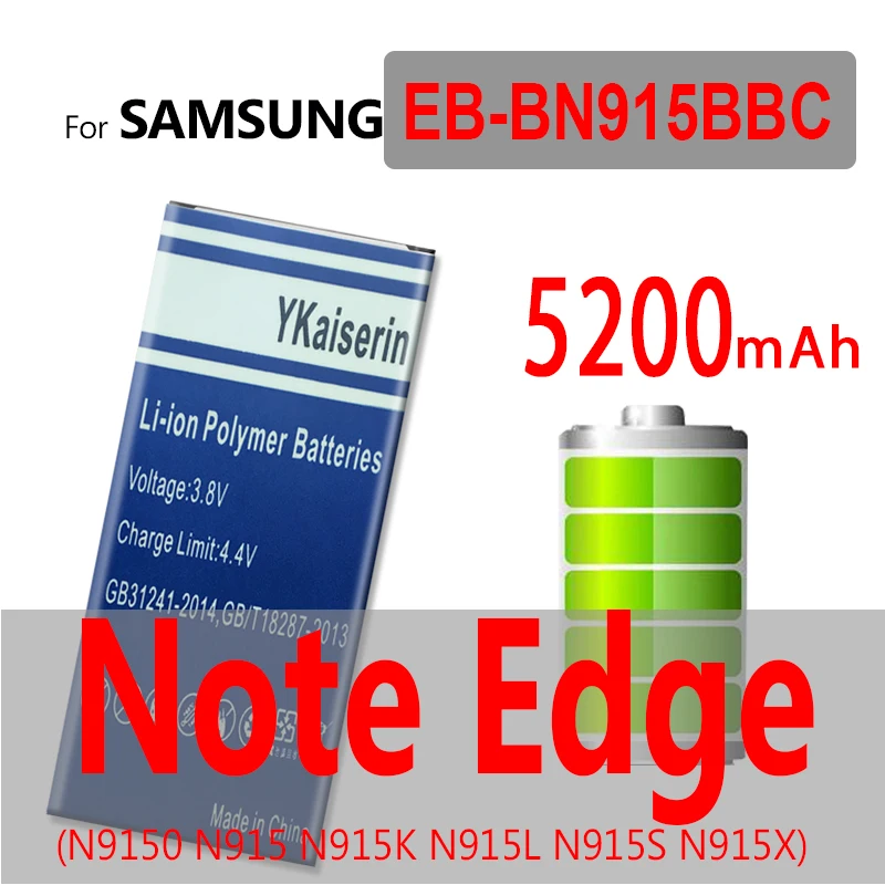 EB BN915BBC батарея для Samsung Galaxy Note 2 3 4 Edge Pro 12 P905 N9150 N915 N9000 N910 N7100 N7105 N7000 I9220