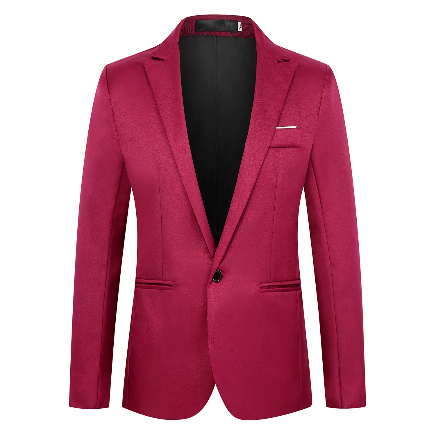 Korean Version Fashion Body Repair Leisure One Buckle Small Suit Man Mens Stage Jackets Men White Blazer Slim Blazer In Men Korean Version Fashion Body Repair Leisure One Buckle Small Suit Man Mens Stage Jackets Men White Blazer Slim Blazer In Men