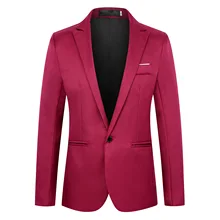 Korean Version Fashion Body Repair Leisure One Buckle Small Suit Man Mens Stage Jackets Men White Blazer Slim Blazer In Men Korean Version Fashion Body Repair Leisure One Buckle Small Suit Man Mens Stage Jackets Men White Blazer Slim Blazer In Men