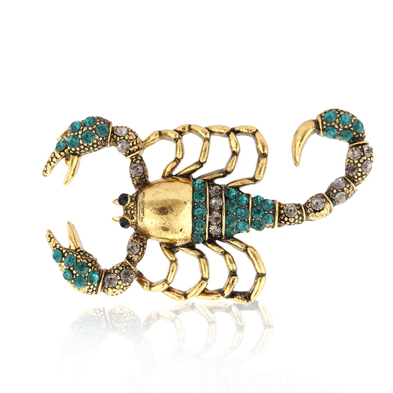H660495X复古蝎子胸针 (10)
