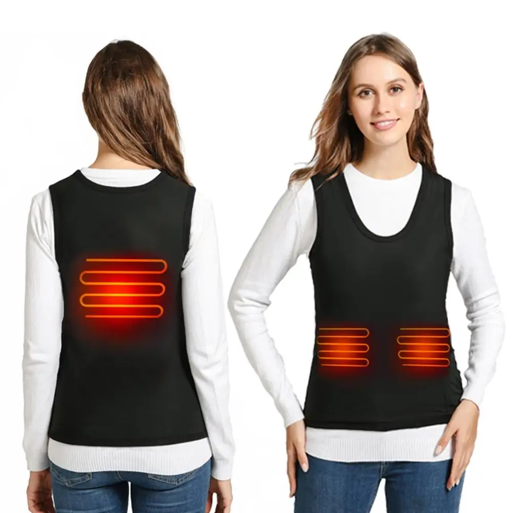 SlimSmartElectricHeatedVestWarm3AdjustableTemperatureLevels