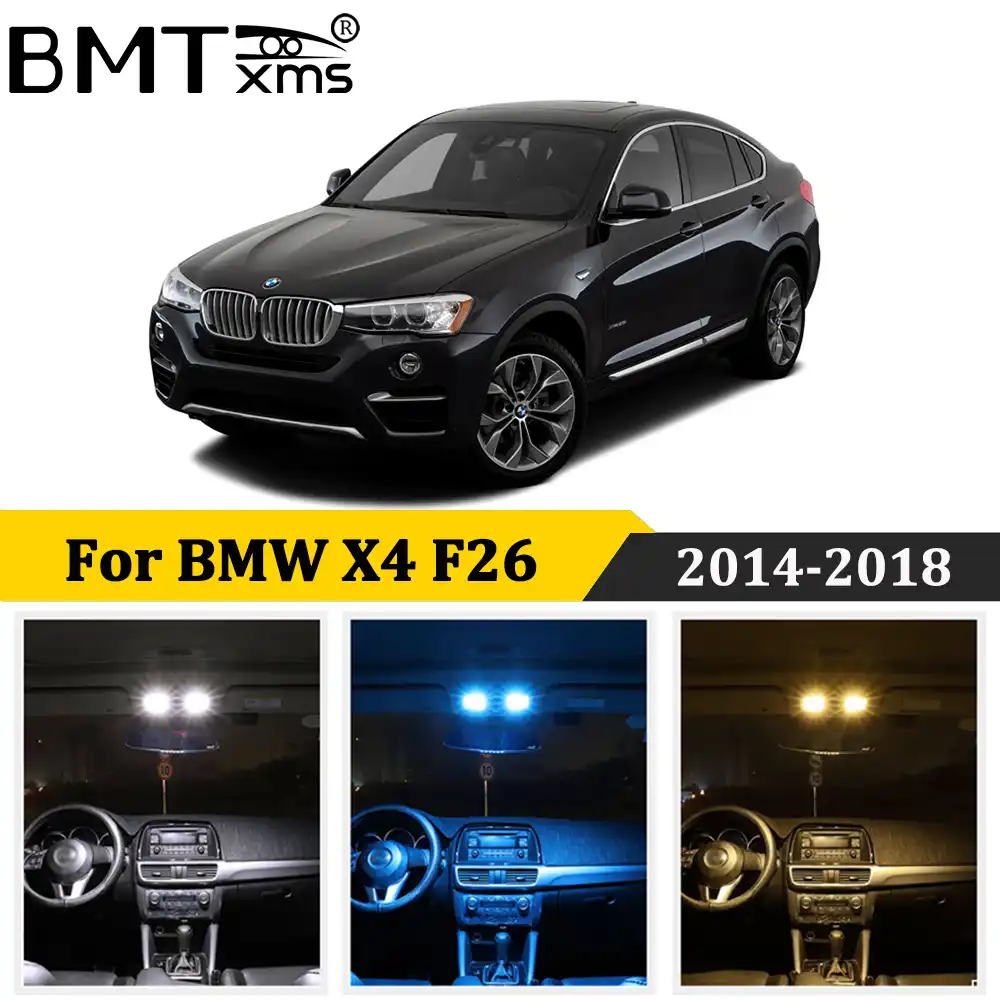 Bmtxms 21pcs Canbus For Bmw X4 F26 Xdrive20i Xdrive28i Xdrive35i M40i 2014 2018 Car Led Interior Light Kit Signal Lamp Aliexpress