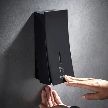 

200 ml Wall-mounted Bathroom Liquid Soap Dispenser 304 Stainless Steel Hotel Shower Gel Shampoo Press Soap Dispensers