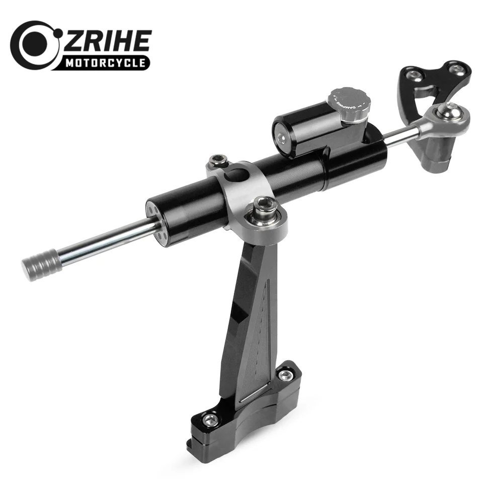 Для HONDA CB650F- мото амортизатор рулевого механизма мотоцикла стабилизатор рулевого управления принадлежности амортизатора комплект кронштейнов