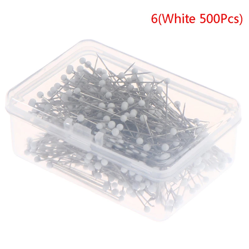 Hot Sale 100Pcs Sewing Pins 38mm Pearl Ball Head Push Pins Straight  Quilting Pins for Dressmaking Jewelry Decor DIY Sewing Tools