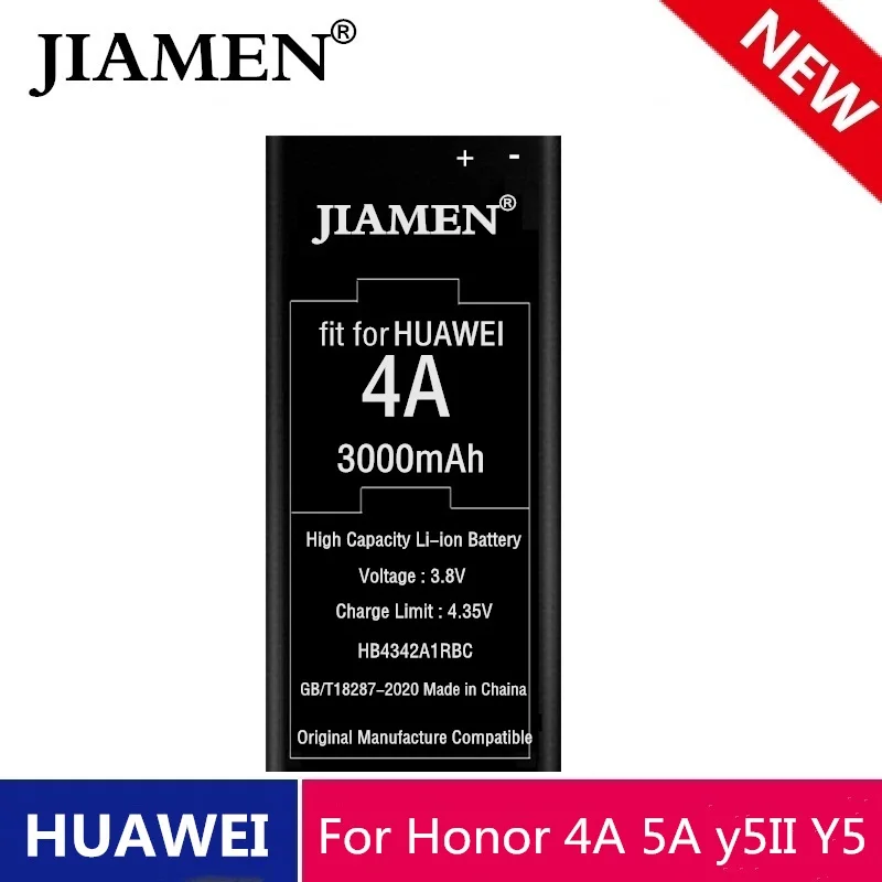 100% новая Оригинальная запасная батарея для Huawei Y5II Y5 II Ascend 5 + Y6 Honor 4A SCL-TL00 5A LYO-L21 3000