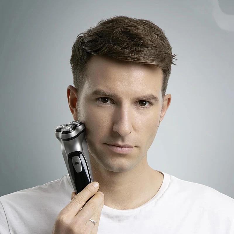 XIAOMI для лица бритва Enchen BlackStone 3D электробритва, мужские моющиеся type-C USB Перезаряжаемый станок для бритья бороды