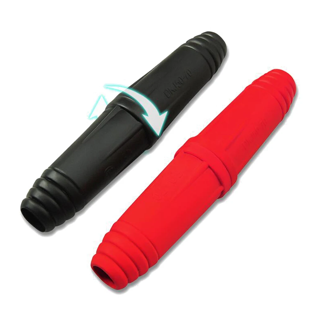 Welding Cable Connector DKJ10-25 35-50 50-70 Quick Fitting Plug Socket Europe
