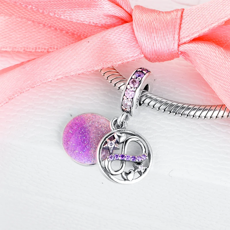Glittering-Infinity-Hearts-Stars-Dangle-Charm-Beads-for-Charms-Bracelets-Mother-for-Jewellry-Making