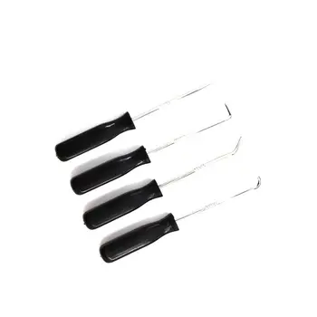 

4Pcs Durable Plastic Steel Automobile Car Pick & Hook Tools Set O Ring Oil Seal Gasket Puller Remover Craft Hand Tool