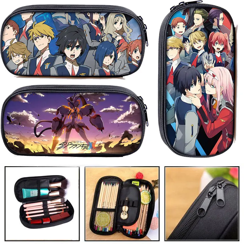 Darling in the FranXX косметический чехол s сумка карандаш для мальчиков и девочек аниме HIRO