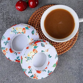 

Replacement Earpads, 2 Pieces Ear Cushion Pads for Solo 2.0 3.0 Wireless on Ear Headphones 1 Pair White Floral