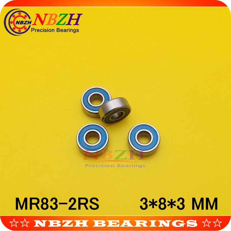 10 шт. MR83ZZ MR83-2RS SMR83ZZ ABEC-5 3*8*3 мм Глубокие шаровые подшипники MR83/L-830 ZZ MR83 RS MR83-2RS