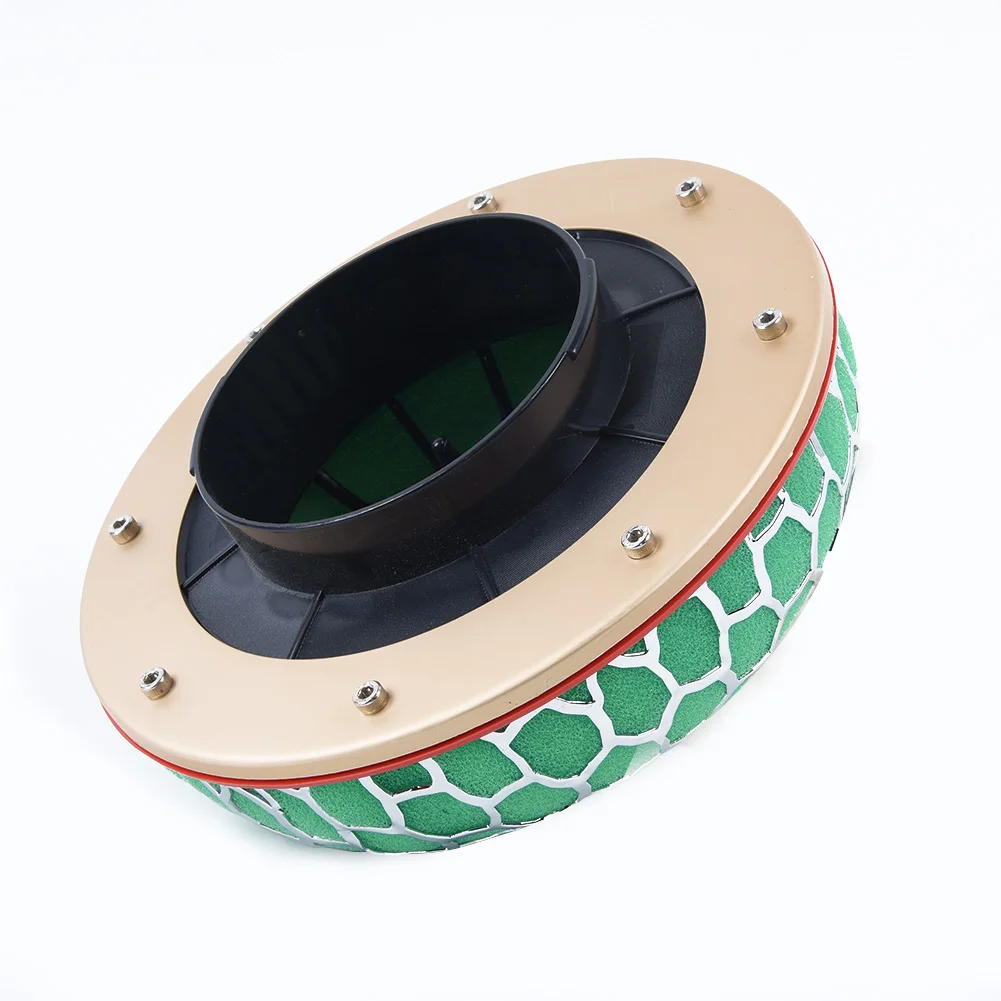 Filtro de ar para Carro Esponja de Alto Fluxo de 100mm Admissão Turbo Cogumelo Verde Acessórios Automotivos Duráveis 1 Peça 14 High Quality Automóveis e motos