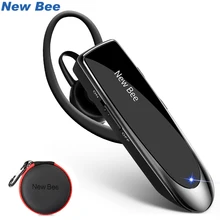 Новые беспроводные Bluetooth наушники Bee Hands-free, bluetooth-гарнитура, наушники-вкладыши с микрофоном, чехол для наушников для телефона, ПК