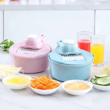 

DINIWELL Multifunctional Manual Vegetable Spiral Slicer Chopper Slicer Cheese Grater Clever Vegetable Cutter Kitchen Tools