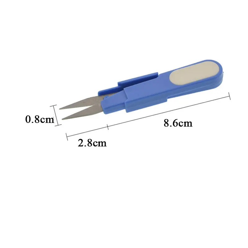U-образные ножницы, ручка, защитная крышка, пластиковые швейные ножницы, нить для вышивки крестиком, резак, переносной резак, мини пружинный G