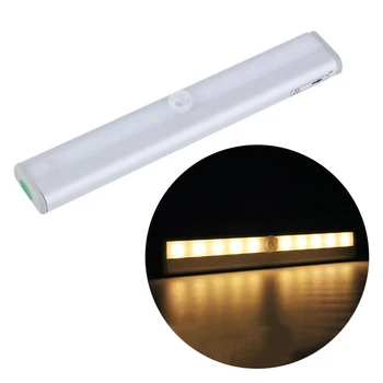 

10LED IR Infrared Motion Detector Cabinet Lamp Wireless Sensor Lighting Closet Night Battery Lamp Wardrobe Light