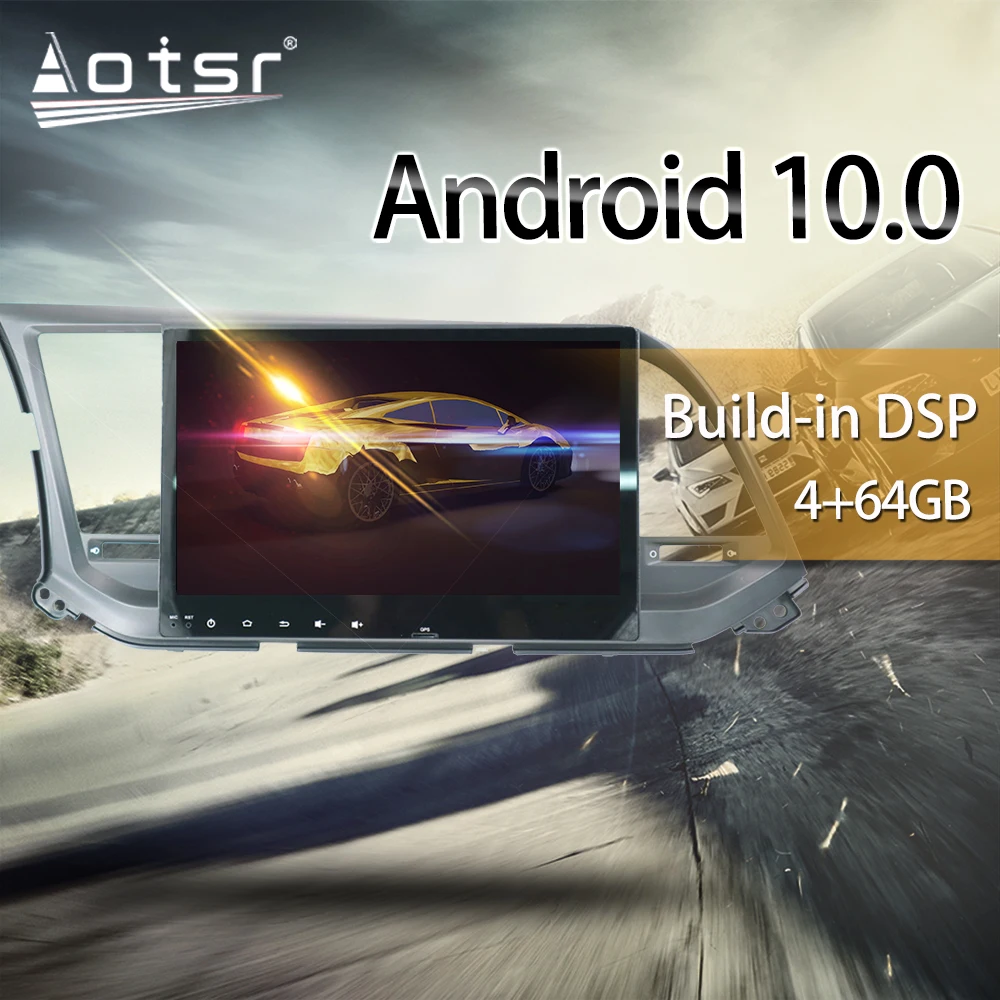 For HYUNDAI ELANTRA 2016-2018 Car Multimedia Radio Player Stereo screen Android 10 DSP 10.1“ IPS Screen audio GPS Navi head unit