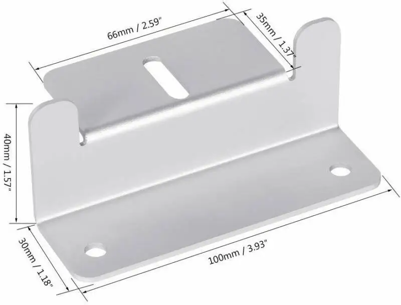

Aluminum alloy Solar Panel Mounting With Nuts & Bolts For RV boat Roof Wall