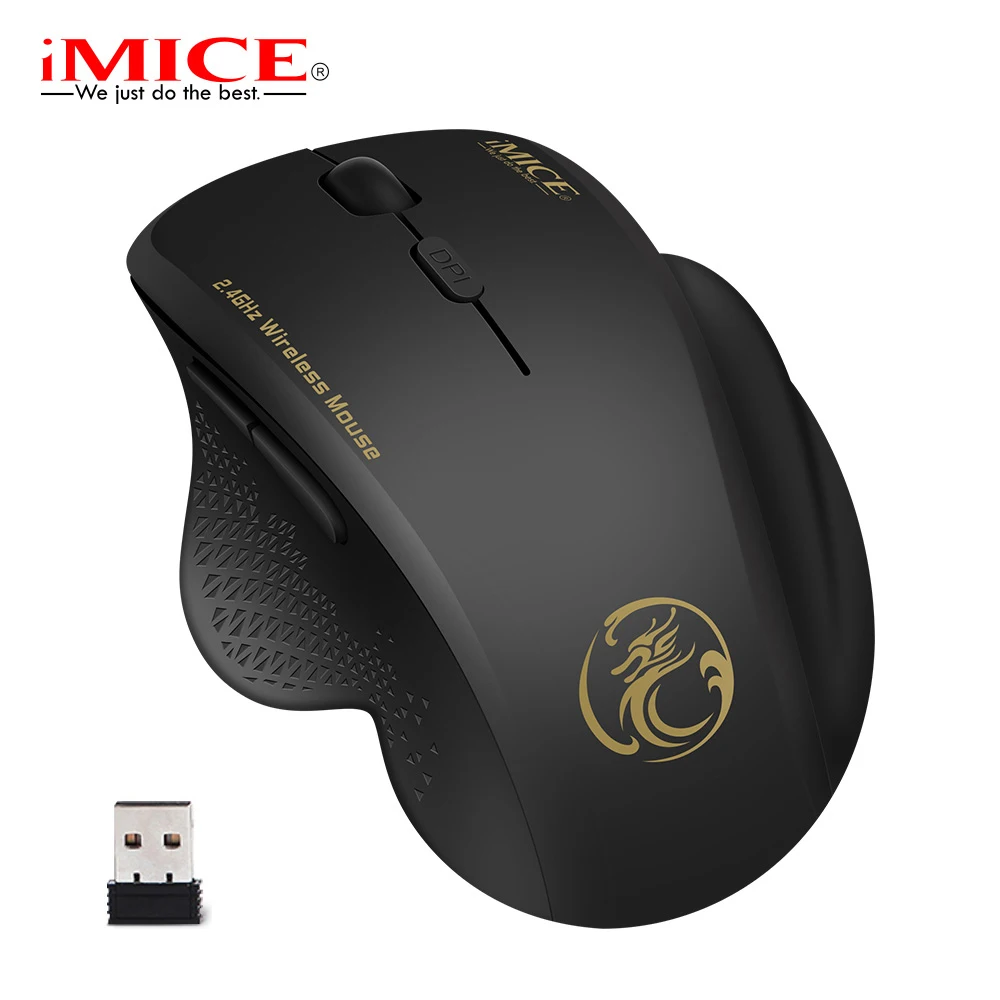 

Wireless Mouse Computer Mouse Wireless 2.4 Ghz 1600 DPI Ergonomic Mouse Power Saving Mause Optical USB PC Mice for Laptop PC