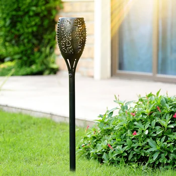 

SNEWVIE Retro 96 LED Solar Flame Lamp IP65 Waterproof For Garden Landscape Decor Landscape Light