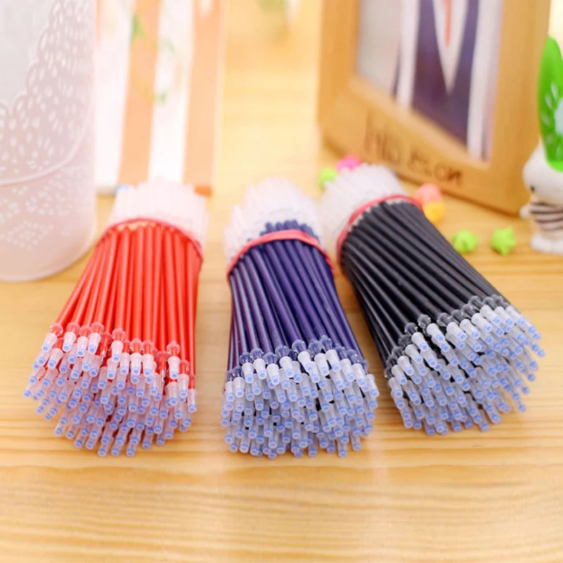 

20pcs/lot 0.38mm Gel Pen Refills Set Black Blue Red Ink Bars for Neutral Gel Pen Refill Stationery School Office Supplies Tool