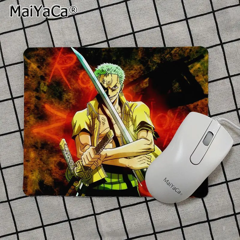 Maiya высокое качество один кусок Roronoa Зоро высокоскоростной коврик для мыши Лидер продаж игровой коврик мышь - Цвет: No Lock Edge18x22cm