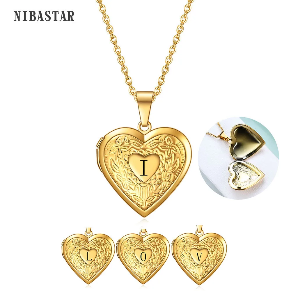 Steel Heart Locket Pendants For Women 