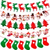 QIFU Christmas Banner Garland Merry Christmas Decor for Home Navidad Noel 2022 Christmas Ornaments Xmas Decor New Year 2022 ► Photo 1/6