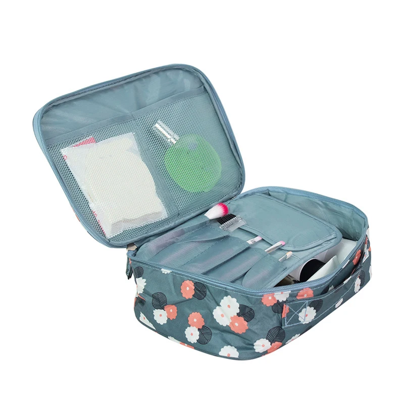 

10PCS / LOT Travel Women Make up Bag Makeup Organizer Bag Cosmetic Bag Toiletry Pouchs Storage bag Large Capacity