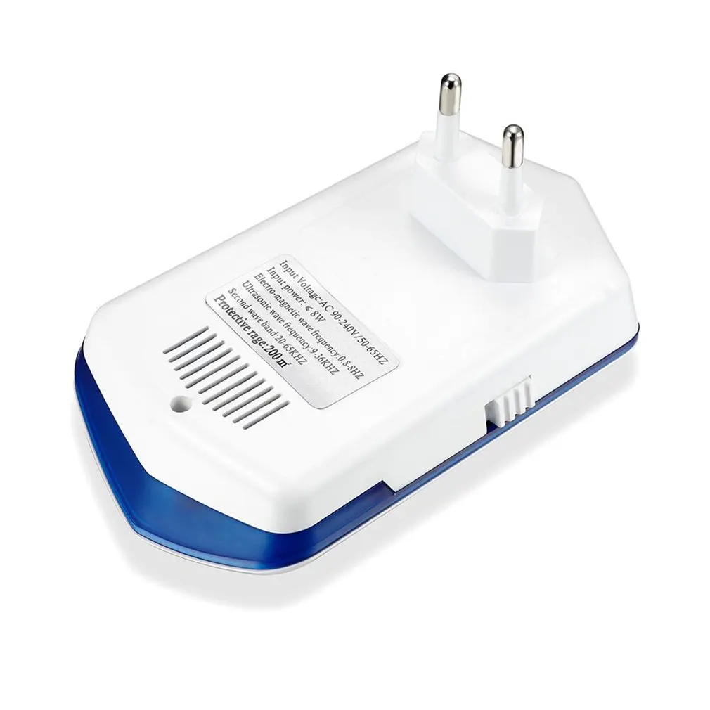 

Multifunction Ultrasonic Mouse Repeller Dual Speakers Cockroach Trap Insect Mosquito Killer Rats Spiders Pest Control Device