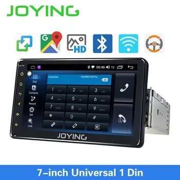 

JOYING Android 8.1 Car Autoradio 1 Single DIN 7'' Head Unit HD Multimedia Stereo Car Radio Player Bluetooth FM WIFI Mirror Link