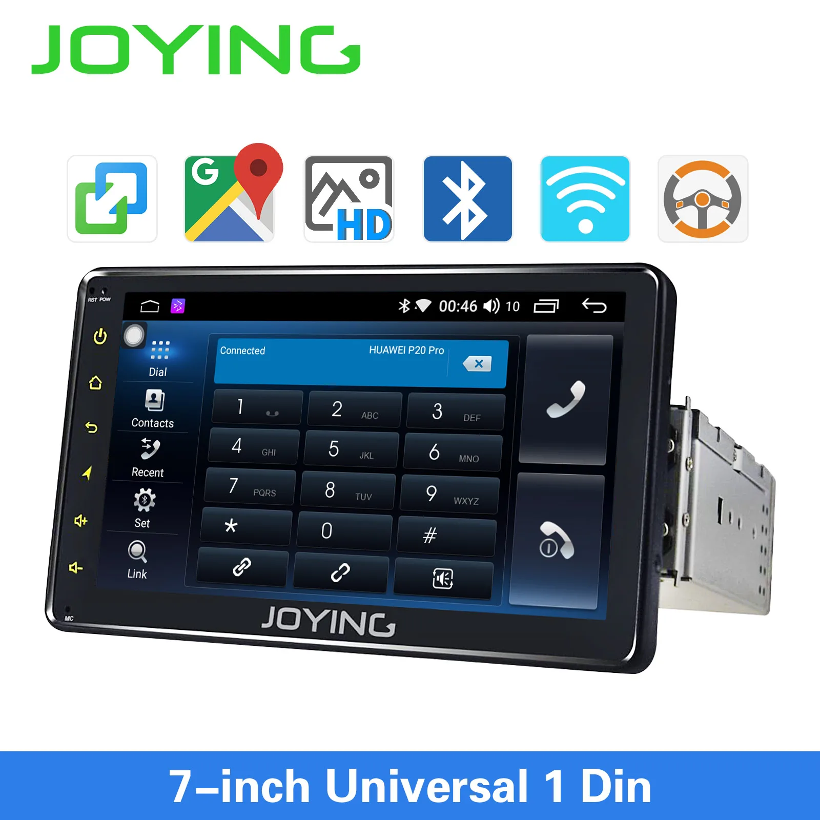 Joying Android 8 1 Авторадио автомобиля один DIN 7 ''головное устройство HD мультимедиа