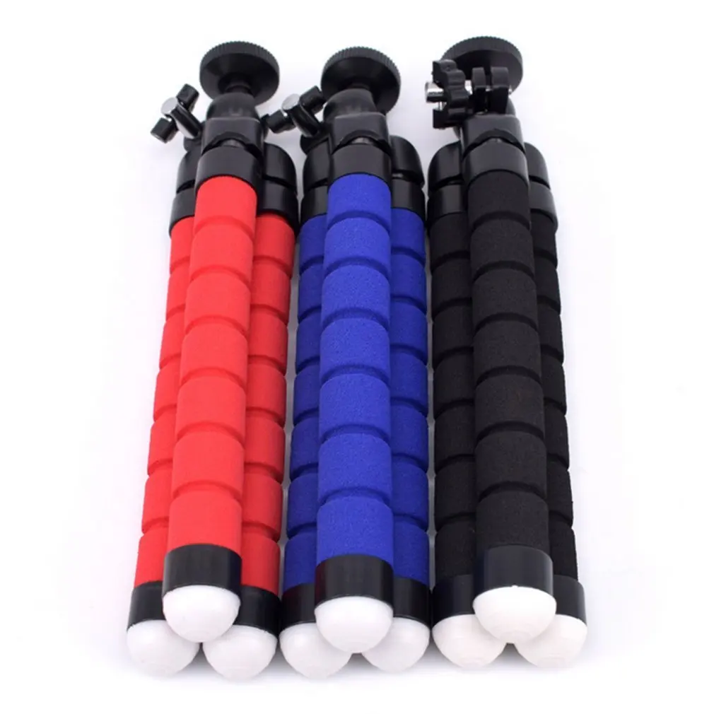 Mini Portable Flexible Sponge Holder Octopus Tripod Bracket Stand Mount Monopod Camera Phone Photography Holder