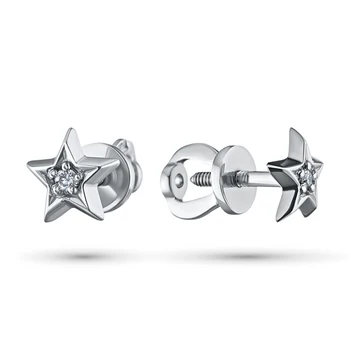 

Pusety of white gold with diamond e0901sg04201939
