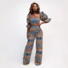 Kemi Two Pieces Sets Top and Pant Women Suit