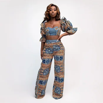 Kemi Two Pieces Sets Top and Pant Women Suit