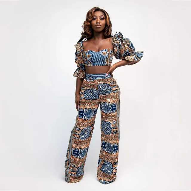 Kemi Two Pieces Sets Top and Pant Women Suit