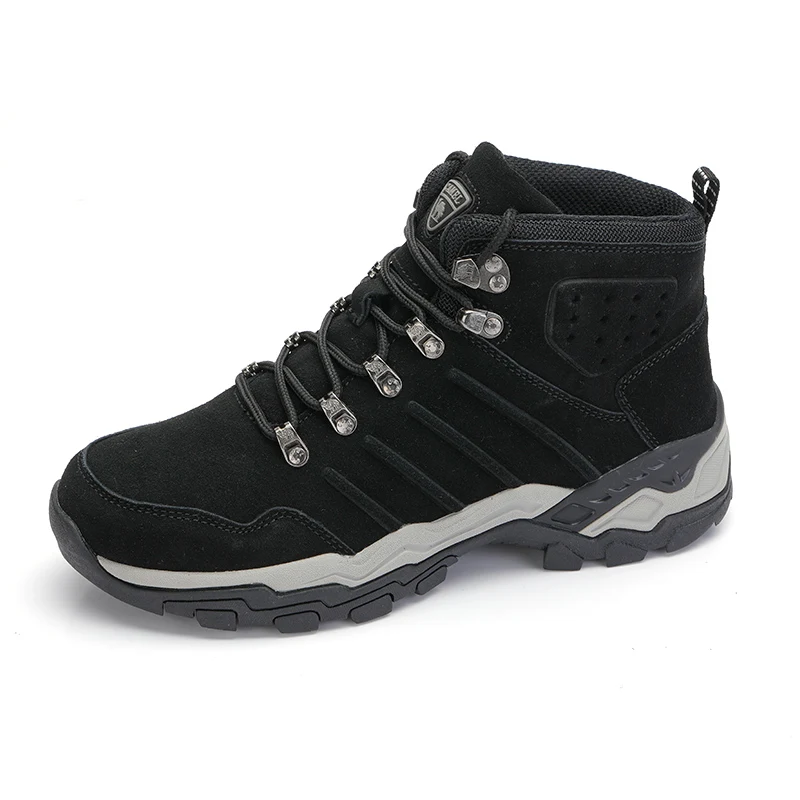 CAMEL/Новинка; мужская уличная спортивная обувь; тактические мужские ботинки для походов в горы, кемпинга, альпинизма; импортные кожаные тактические ботинки - Цвет: A942303465-Black