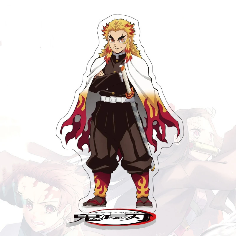 16cm Rengoku Kyoujurou Action Figures Demon Slayer Anime Figure Acrylic Stand Model Toys Decoration Cosplay Diy Collection Gifts Action Figures Aliexpress