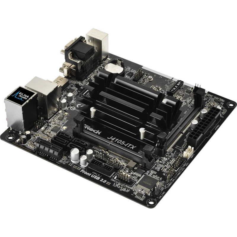 Материнская плата Asrock J4105-ITX 2xDDR4 mini-ITX AC`97 8ch(7.1) GbLAN+VGA+DVI+HDMI