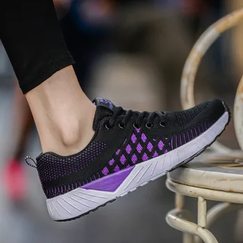 

Women Casual Shoes Fashion Breathable 2020 Mesh Lace Up Flat Shoes Sneakers Women 2020 Tenis Feminino White Vulcanized Shoes