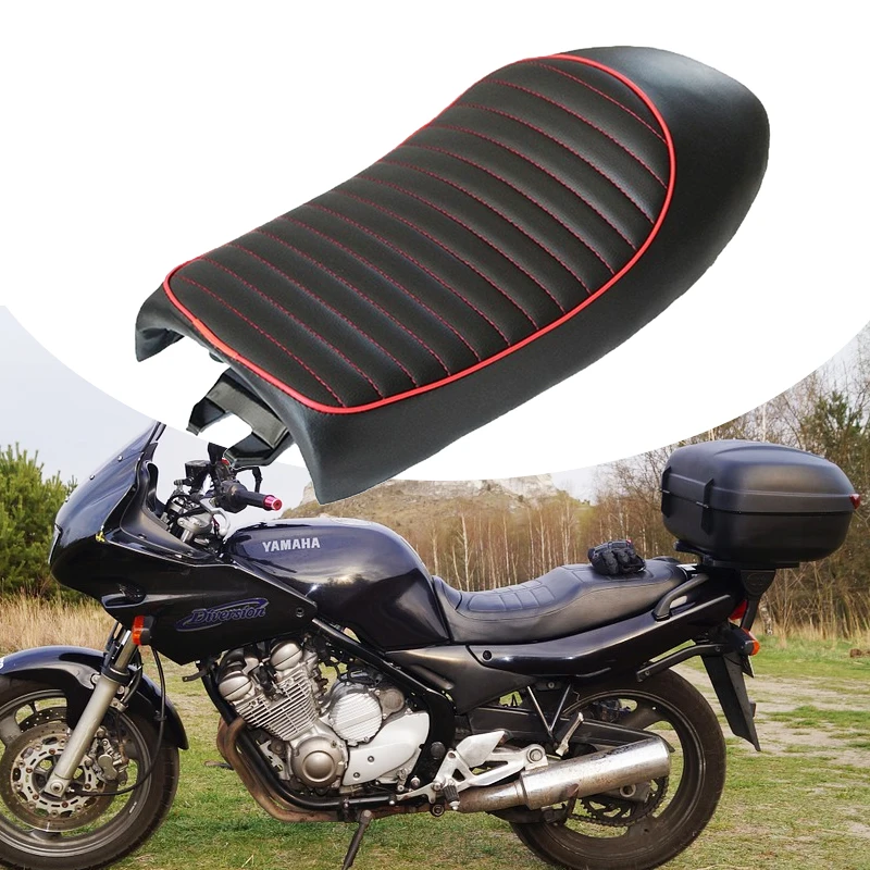 Винтажное водонепроницаемое сиденье для мотоцикла Yamaha Honda Suzuki Kawasaki и т. Д.| |