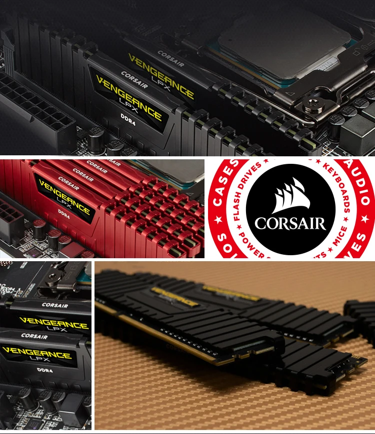 CORSAIR Vengeance LPX RAM DDR4 8GB 16GB 2666MHz Desktop Memory PC Computer Desktop Memoria RAM DDR4 DIMM Module (13)