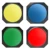 Godox BD-04 Barn Door Honeycomb Grid + 4 Color Filter For Bowen Mount Standard Reflector Photography Studio Flash Accessories