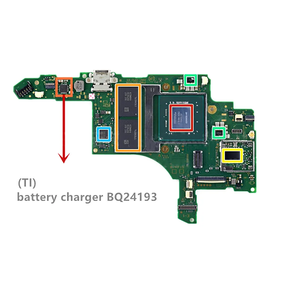 1 шт. BQ24193 Зарядка IC чип управления аккумулятором для NAND Запчасти для переключателя