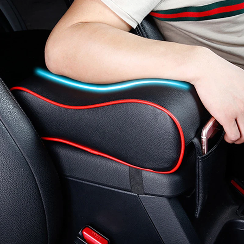 2019 new leather car armrest box cushion shape For SSANGYONG Chairman Rexton Kyron Rodius Actyon korando Tivolan | Автомобили и