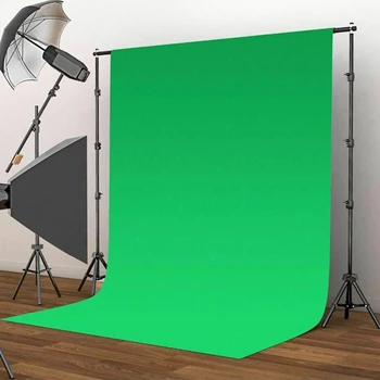 

Green Screen Muslin Backdrop Photography Background for Studio Lighting Kit KQS8