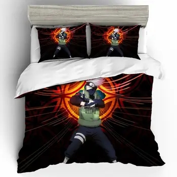 

Home Textiles Bed Linen Set NARUTO Qualified Quality Couple 3d Gift King Size Bedding Set Duvets And Linen Sets Bed Linen Cotton